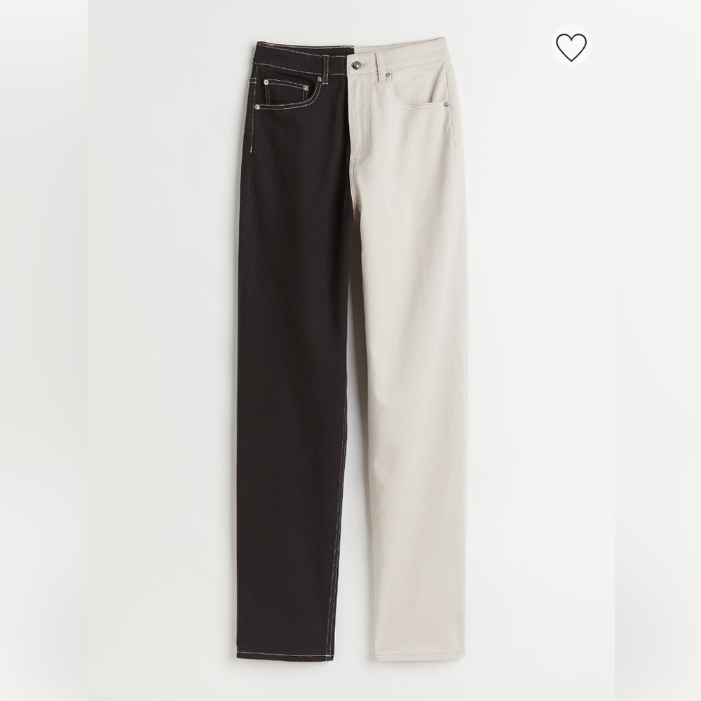 90’s Straight Baggy High Twill Pants h&m